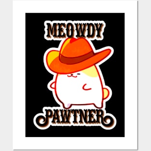 Sheriff Purrlock - Meowdy Pawtner Posters and Art